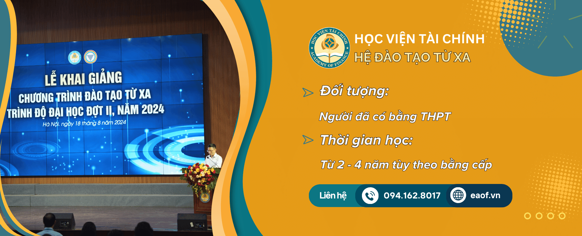 ĐẠI HỌC TỪ XA HỌC VIỆN TÀI CHÍNH TUYỂN SINH 2026